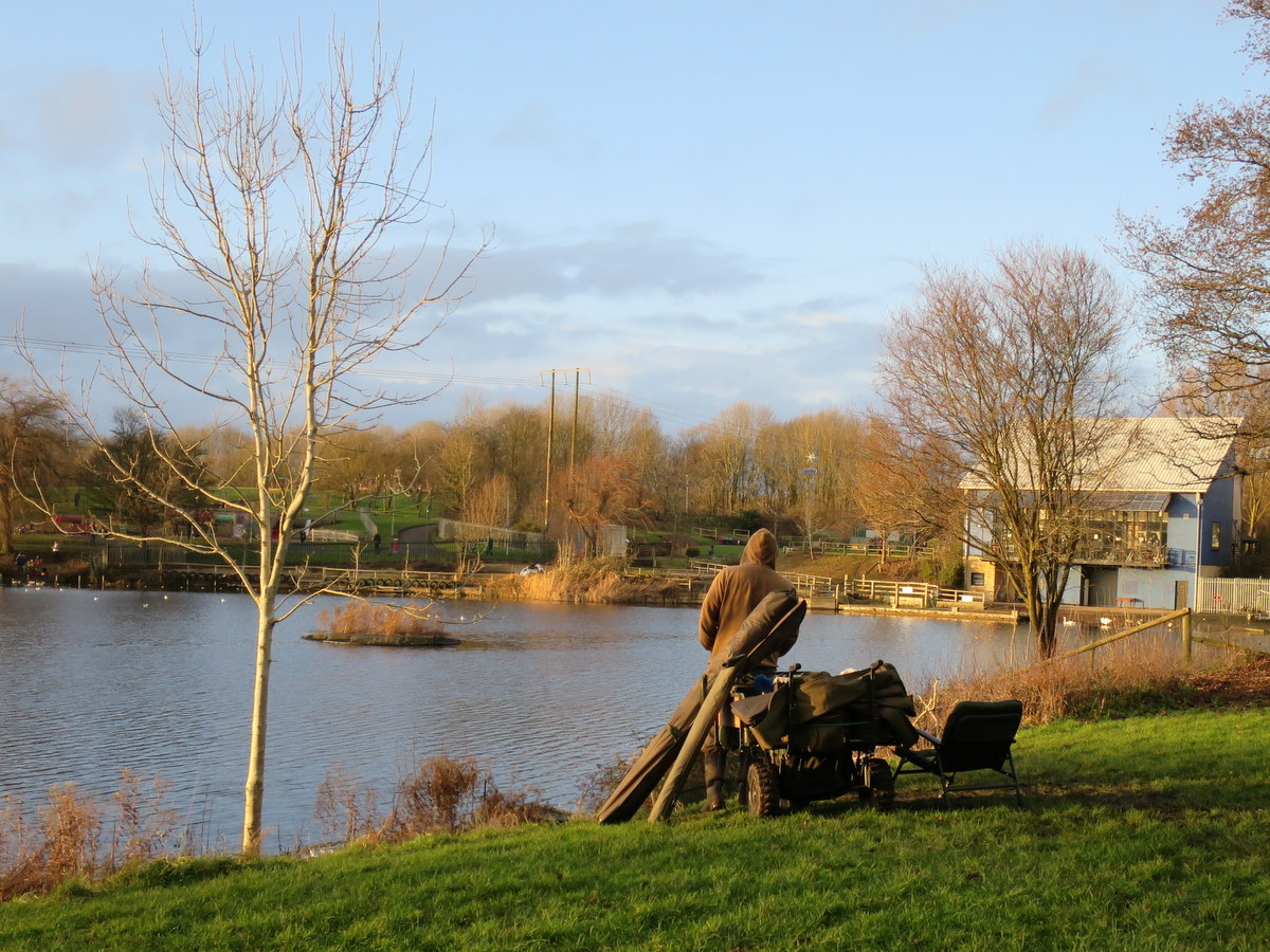 Rustig water tussen groene oevers
